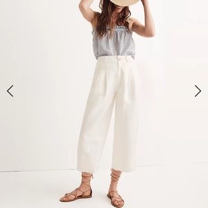 Madewell Linen Wide-leg Pants